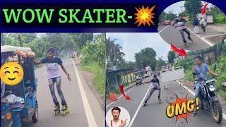 Skating boy// aaj to maja a Gaya  // Skating shoes video