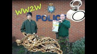 POLICE return amazing magnet fishing finds