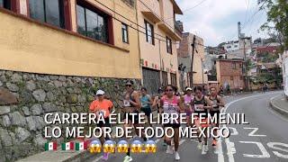 Carrera élite femenil Santa Rosa Xochiac 5 km