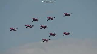 Red Arrows Full Display at Springhawk 2024  in Greece