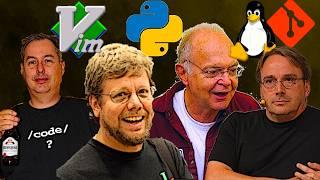 El ORIGEN de LINUX, PYTHON, VIM, GIT y (La)TeX [RECOPILACIÓN]