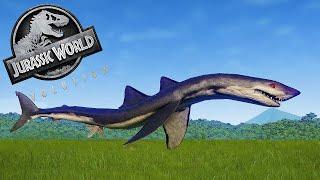 MEGALODON SHARK AND TITANOBOA SNAKE HYBRID - MEGALODON BOA | DINOSAUR || JURASSIC WORLD EVOLUTION