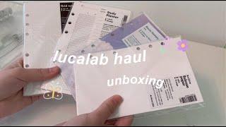  lucalab haul : unboxing