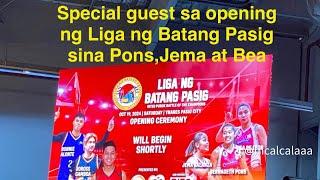 Mabenta ang Creamline girls na special guest sa mga opening ng mga paliga! Eto Liga sa Pasig naman