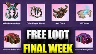 Free Domestik Drones And Warframe Grab Bags! Final Warframe QTCC Twitch Drops!