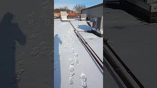 Typical service day in Wisconsin winter time