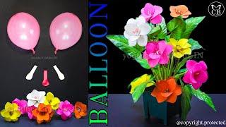 Diy flowers | beautiful Balloon flowers | Craft Box In