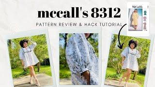 McCall’s 8312 pattern review & tutorial on how I changed the neckline