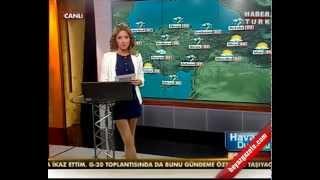 Mini Etek Giyip Hava Durumu Sundu