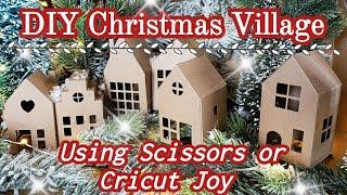 Christmas DIY Village || Rustic Christmas Decor