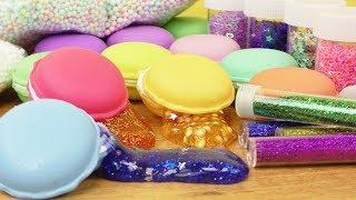 NEUER DIY Slime | 12x Macaron Mix Set für eigenen Schleim | Tolle Party Idee für Kids