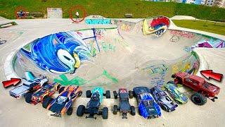 Welches FAHRZEUG macht die BESTEN STUNTS im POOL? - KATASTROPHALE RC Skatepark Action!