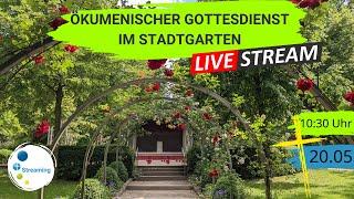 LIVE | Ökumenischer Gottesdienst im Stadtgarten mit der Stadtkapelle