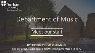 Music at Durham University | Meet our staff | Julian Horton