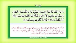 Para 8 - Juz 8 Wa law annana HD Quran Urdu Hindi Translation