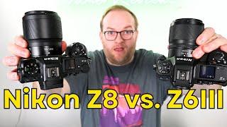 Nikon Z8 vs Z6III: The Ultimate Camera Showdown for Photography & Video Users!