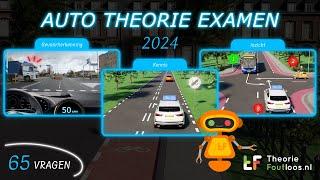 Auto Theorie Examen 2024 - Gevaarherkenning - Kennis - Inzicht