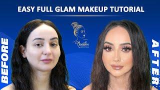 Easy Full Glam Makeup Tutorial