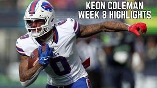 Keon Coleman Week 8 Highlights| Bills vs Seahawks