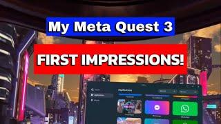 My Meta Quest 3 Room Set Up & First Impressions!