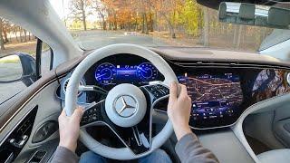 2022 Mercedes-Benz EQS580 – POV Test Drive (Binaural Audio)