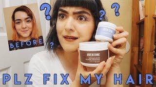 Fixing My Hair with Overtone Coloring Conditioner