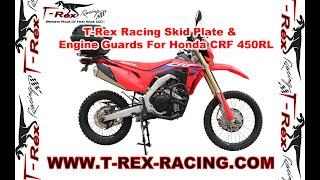 T-Rex Racing Skid Plate And Engine Guards For Honda CRF 450L / RL