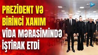 Prezident və birinci xanım ekipaj üzvlərinin vida mərasimində iştirak etdi - GÖRÜNTÜLƏR - CANLI