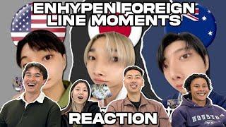 enhypen foreign line moments that can make gaeul bark in english (not really) REACTION!!