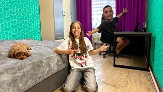 Настя 24 часа в кімнаті брата на ДАЧІ челлендж My little Nastya