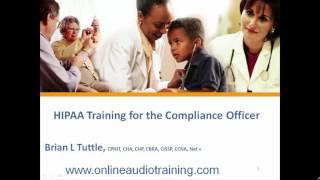 Audio HIPAA and the Compliance Officer