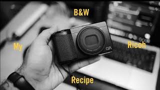 My Ricoh GR3 B&W Recipe