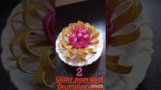 Glitter paper Craft |glitter sheet #papercraft  #short #craft #diy #youtubeshorts #How to decoration