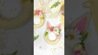 Wielkanocny wianek DIY Easter DIY  Bunny Wreath #wielkanoc #easterdiy #wreathdiy #easter #spring