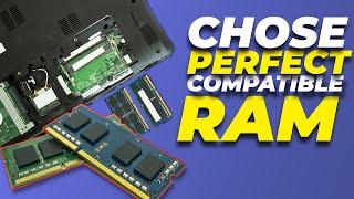 How to find BEST COMPATIBLE RAM for your Laptop/PC?