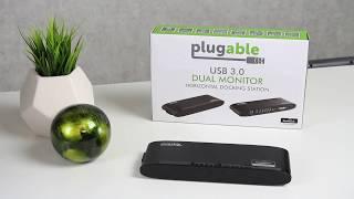 Plugable's USB 3.0 Horizontal Dual Monitor Docking Station