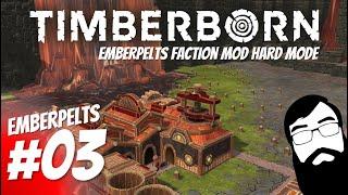 Thirsty beavers need JUICE! Timberborn Emberpelts Hard Mode Ep03