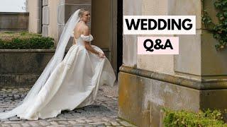 let's debrief on the wedding! + Q&A Answering your questions!