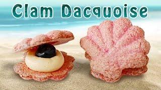 흑진주를 품은 조개 다쿠아즈 만들기 | 달미인 How to make Clam Dacquoise | Dalmiin