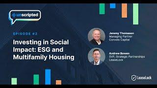 Investing in Social Impact: ESG & Multifamily | Jeremy Thomason, Managing Partner Convolo Capital