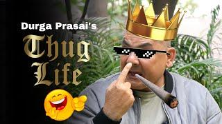 Thuglife of Durga Prasai : Durga prasai interview comedy video reaction