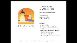 Mattapoisett Master Plan Discovery Workshop #1