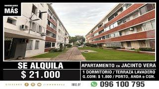 En Alquiler: Apartamento 1 Dormitorio + Terraza | Jacinto Vera