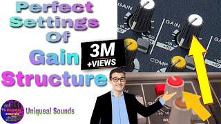 How To Set Gain Structure Live Sound | Let Your Console Live Its Best Life |#Perfect #Gain#Structure