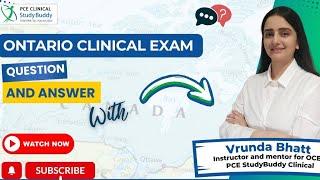 All about Ontario Clinical Exam with Vrunda Bhatt| PCE StudyBuddy