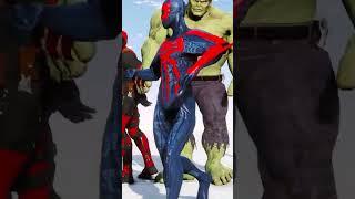 Spiderman confronts The avengers | Multiverse battle #shorts