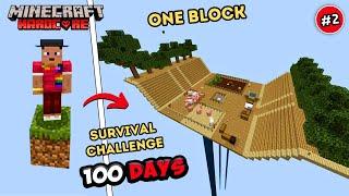 EP2 I Made Food Farm in Survival Series One Block | Minecraft Pocket Edition (Hindi)