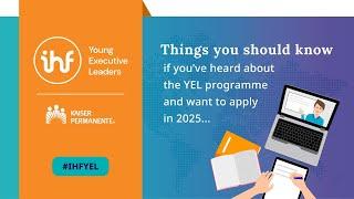 Things you need to know about the IHF Young Executive Leaders programme