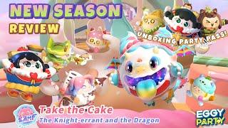 EGGY PARTY | NEW SEASON TAKE THE CAKE REVIEW + UNBOXING PARTY PASS AND NEW MAPS!