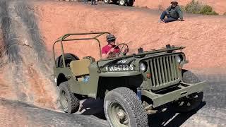 Vintage Willys on Hells Revenge at Moab EJS 2021